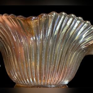 Vintage Fluted Top Carnival Glass hobnail